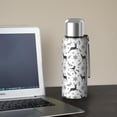 thumbnail image 5 of Christmas 20oz Stainless Steel Thermal Bottle with Tea Filter and Cup Lid, Vacuum Insulated Coffee Mug with 316L Inner Liner, Leakproof Travel Thermos for Office, Commute & Outdoor, 5 of 7