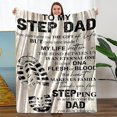 thumbnail image 1 of Manta suave con estampado de letras y zapatos, manta suave e informal agradable para la piel, regalo para papá, manta para las cuatro estaciones, manta transpirable y cómoda, regalo de Navidad,, 1 of 8