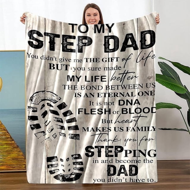 Manta suave con estampado de letras y zapatos, manta suave e informal agradable para la piel, regalo para papá, manta para las cuatro estaciones, manta transpirable y cómoda, regalo de Navidad,