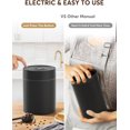thumbnail image 4 of Neo 2026 Frasco para café al vacío automático, capacidad de 0.75L para 8.8oz de granos de café, operación con un botón, recipiente de almacenamiento de alimentos de acero inoxidable, 4 of 4