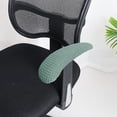 thumbnail image 3 of Namzi Office Chair-Arm Cover Stretchable Water Resistant Spandex Stretch Jacquard Computer Chair Slipcover for Desk Chairs Arm Matcha Green, 3 of 4