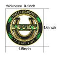 thumbnail image 2 of Moneda conmemorativa Lucky Poker Card Guard Casino Metal Token, 2 of 3