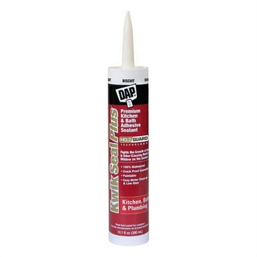 DAP 18519 Kwik Seal Plus Bisquit 10.1 12 Raw Building Material, 10.1 oz, Biscuit