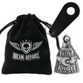 thumbnail image 4 of Motorcycle Bell for Bikers Women Men W/ Hanger, Biker Bell for Riders, Good Luck Riding Bell Spirit Bell Moto Accessories, 4 of 4