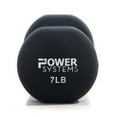 thumbnail image 4 of Power Systems Premium Neoprene Coated Dumbbell, Black, Pair, 9 lb, 4 of 8