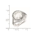thumbnail image 3 of Cheryl M Sterling Silver CZ Ring, 3 of 3