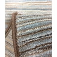 thumbnail image 5 of Handcraft Rugs-Abstract Modern Stripped Contemporary Rug Red Rust Color Super Plush and Soft 5 ft by 7 ft, 5 of 9