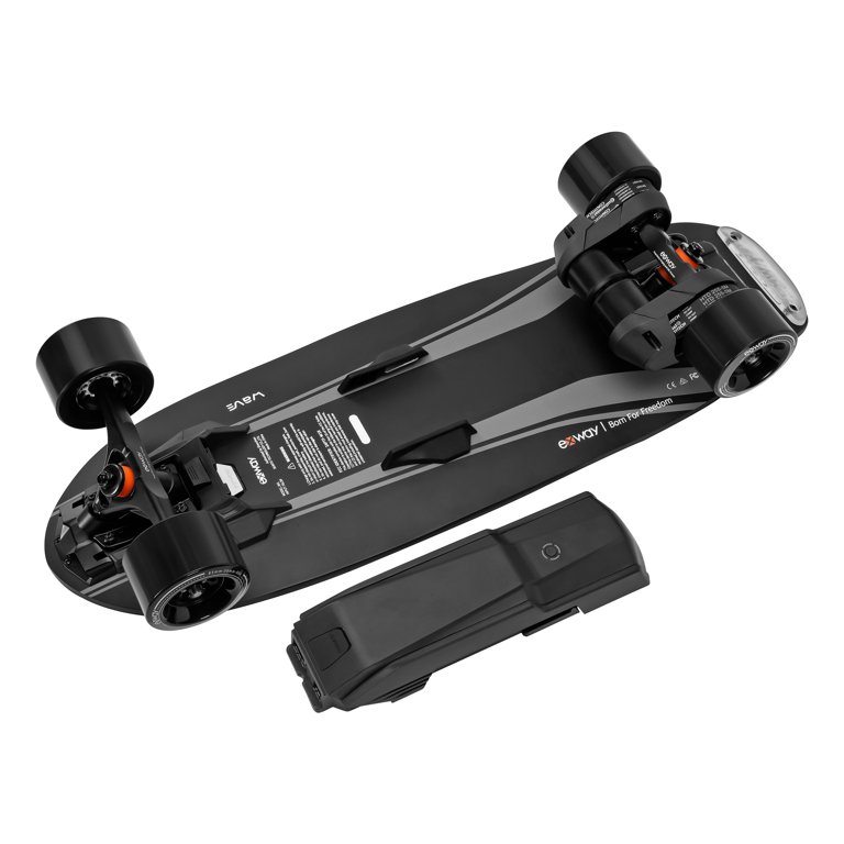 Exway Wave Hub Electric Skateboard, 99wh, 23mph Speed, 12miles