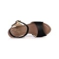 thumbnail image 4 of BLISSFUL STEP Platform Ankle Strap Block Heels Sandals for Women Black 7, 4 of 7