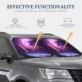 thumbnail image 4 of Windshield Sun Shade, Purple Moon Tree Night Sky Foldable Car Sun Shade Windshield for Front, 2 Pieces, 4 of 7
