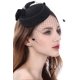 thumbnail image 5 of Tocado estilo años 20 con pinza para el pelo y velo de malla para mujeres y niñas, color negro, 5 of 5
