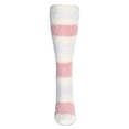 thumbnail image 2 of MeMoi Women's Multi-Stripe Teddy Bear Plush Knee High Socks - Womens - Female, 9-11, Ivory, 2 of 2