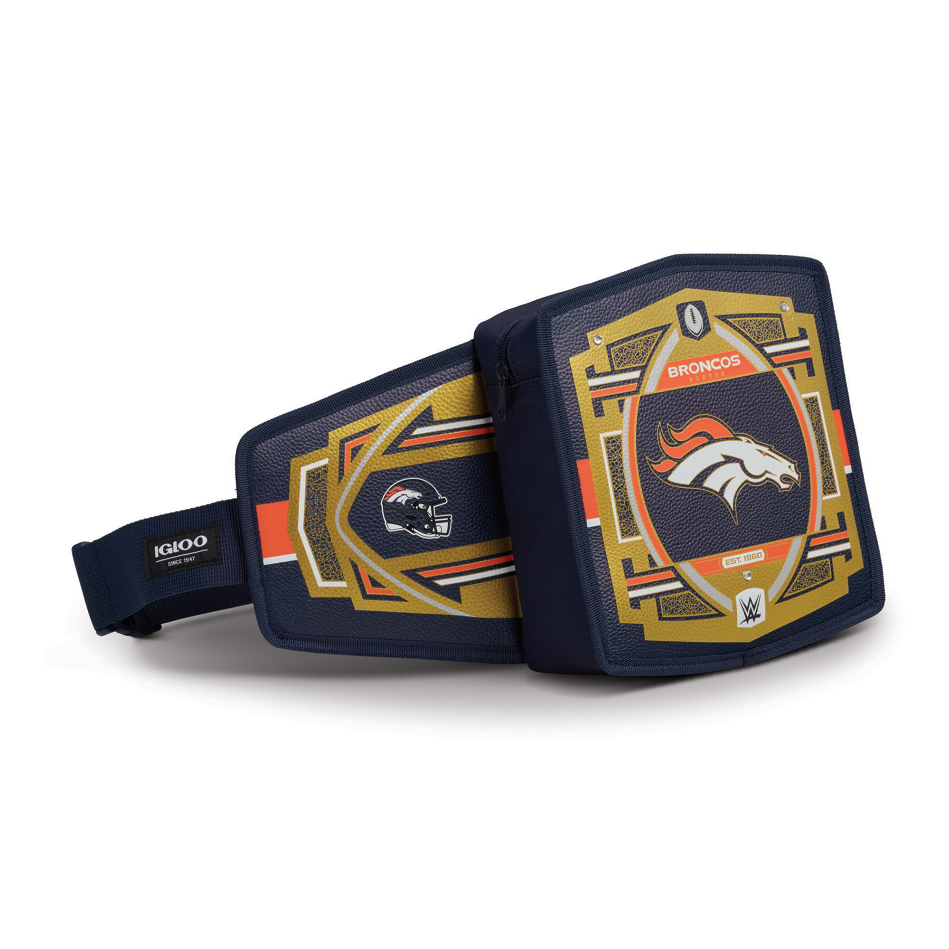 IGLOO  Denver Broncos WWE Legacy Belt Cooler
