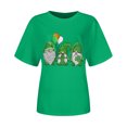 thumbnail image 4 of Blusas sueltas casuales con estampado interesante y cuello redondo para mujer Fridja bn1578, 4 of 6