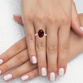 thumbnail image 2 of GemsNY July Birthstone - Traditional Oval Ruby Solitaire Ring (Grade - AA | 3.35cts.), 2 of 4