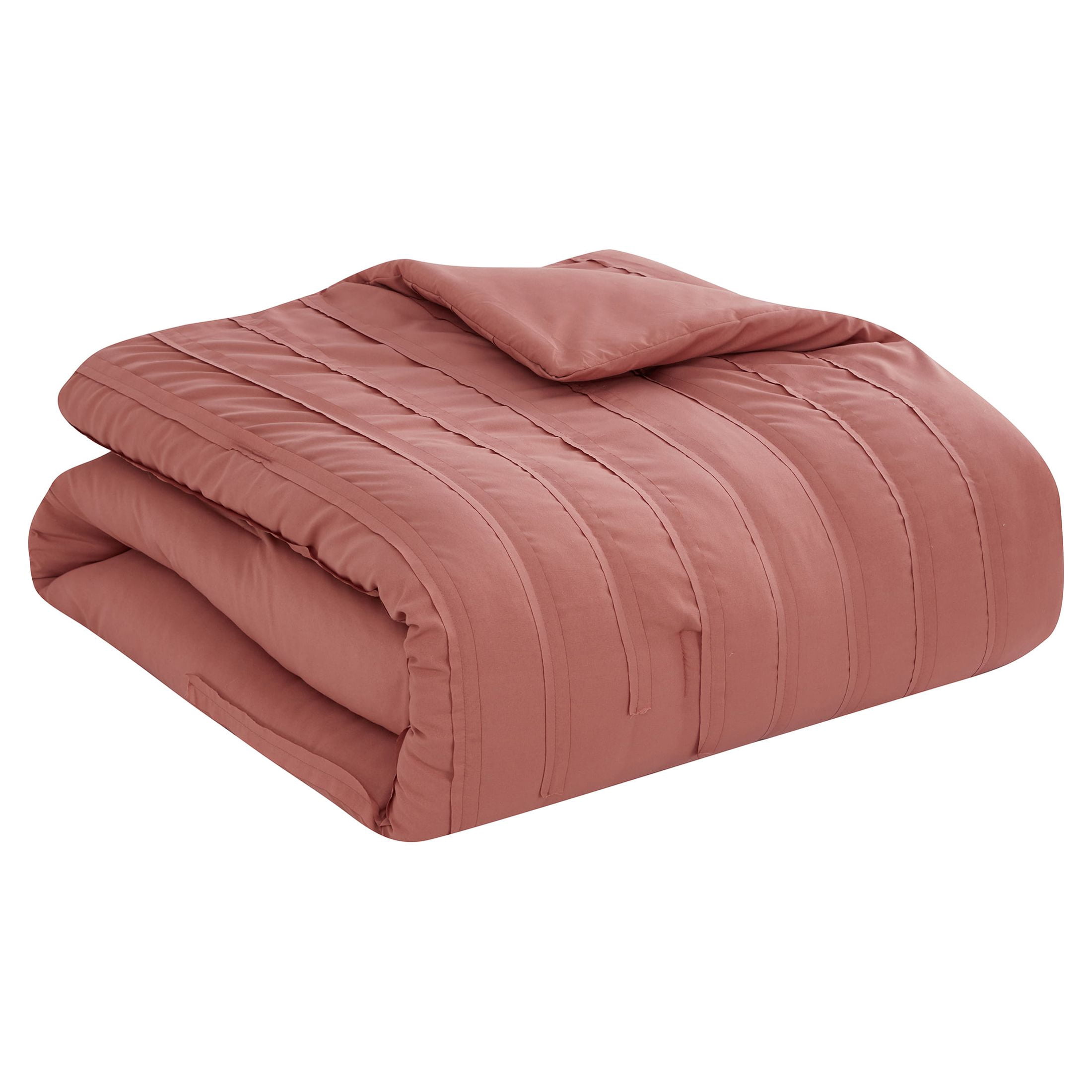 Jade + Oake Ridney 2-Piece Red Striped Comforter Set, Twin/Twin XL