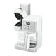 thumbnail image 2 of Cafetera Cuisinart, jarra de vidrio para 12 tazas, cafetera automática caliente y helada, cafetera de un solo servidor, acero inoxidable, SS-16W, blanca, 2 of 5