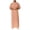Khaki, variant on Bcfgryg Mens Casual Solid Round Neck Zipper Robe Short Sleeve Jubba Thobe Stretch Comfort Men's Shirts