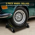 thumbnail image 4 of Accreate Vehicle Wheel Dolly with Enhanced Stability - 24x15 inches, Perfect for Moving Cars & Tire Changes, Black, 4 of 7
