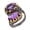 Rose Gold, variant on Amethyst Gemstone Ring