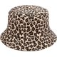 thumbnail image 1 of Reversibel Leopard Bucket Hat Bomull Fiskehatt Packable Cheetah Solhatt för Kvinnor och Män, 1 of 5