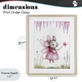 thumbnail image 4 of Stupell Industries Cottage Woodland Mouse Forest Fairy Birch Framed Print Under Glass, 17 x 21, by LSR Design Studio, 4 of 8