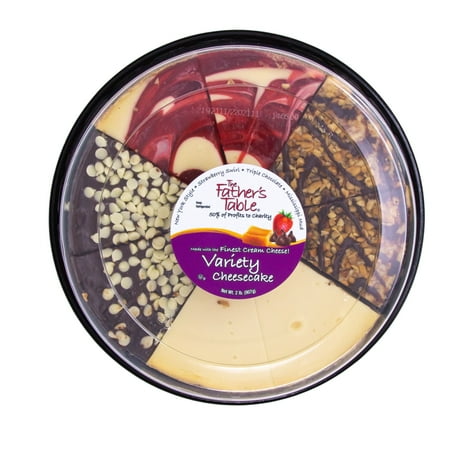 The Father's Table, Variety Flavor Cheesecake, Refrigerated 32 oz Plastic Tray