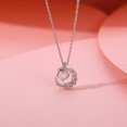 thumbnail image 3 of Collar de luna de ensueño de plata JAMW para mujer cadena de clavícula lujo ligera suave 1 pieza Sencillez, 3 of 5