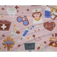 thumbnail image 5 of oneOone Polyester Spandex Light Pink Salmon Fabric Tool Sewing Material Print Fabric By The Yard 56 Inch Wide, 5 of 6