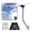 Silver, variant on Adjustable Starlink standard4/4X Mount, Starlink Mounting Kit standard 4/4X  , with 0-30° Adjustable Starlink Gen 3 Pipe Adapter, Starlink Long Wall Mount for Starlink Internet Kit Satellite, Starlin