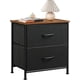 thumbnail image 1 of Nightstand, 2 Drawer Dresser For Bedroom, Small Dresser With Drawers, Bedside Furniture, Night Stand, End Table With Fabric Bins For Bedroom, Closet,, 1 of 2