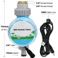 thumbnail image 3 of Tuya Intelligentialize WIFI Minuterie D'arrosage Téléphone Portable Télécommande Irrigation Automatique Étanche Extérieur Intérieur pour Jardin, 3 of 5