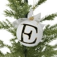 thumbnail image 4 of HOLIDAY TIME E WHITE LETTER GLASS ORNAMENT, 4 of 5