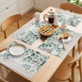 thumbnail image 5 of Eucalyptus Leaves Placemats Set of 1, Sage Green Non-Slip Place Mats Washable Table Mats for Kitchen Dining Table Decorations Indoor/Outdoor, 5 of 9
