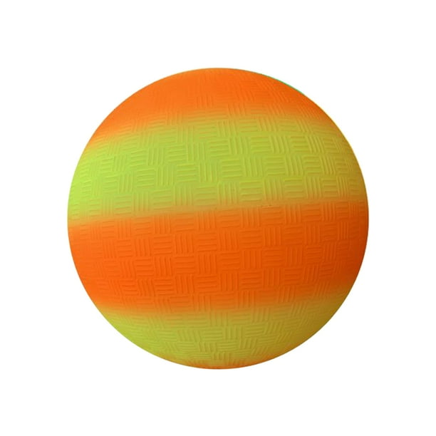 Pelota De Juegos De Arcoíris Degradada De 8,5 Pulgadas Para Niños, Pelota De Patada Hinchable De Pvc Suave Para Parque De Patio Trasero Y Diversión Al Aire Libre En La Playa Guardurnaity OD016719-01