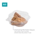 thumbnail image 3 of good natured Multi-Purpose Clamshell Food Containers - Package of 230 - Durable Alternative Plastic Containers, Ideal Sandwich Containers, Perfect To Go Containers for Everyday Use, 3 of 6