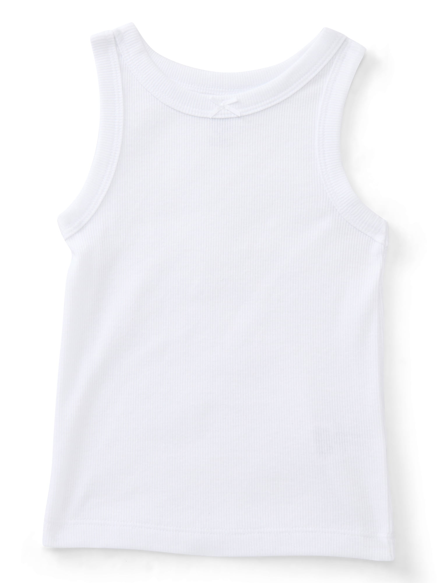 Wonder Nation Toddler Girls Ribbed Tank Top, 2-Pack, Sizes 18M-5T