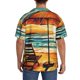 thumbnail image 3 of Balery Beach Umbrella Sunset Camisa Casual de Manga Corta con Botones para Hombre, Texturizada, Estilo Cubano, para Playa, Verano-3X-Large, 3 of 5