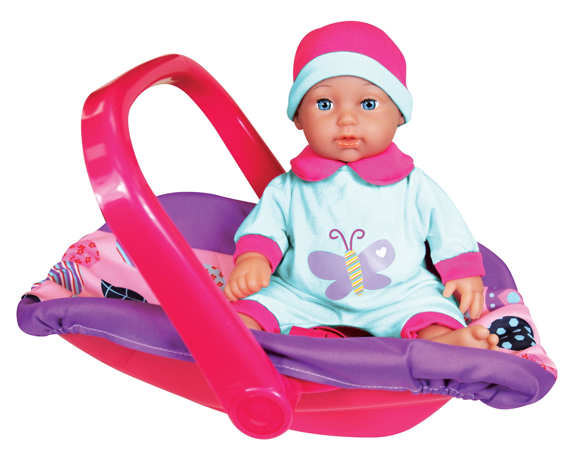 Buy Lissi 11 inch Baby Doll Travel Play Set Baby Doll, Car Seat