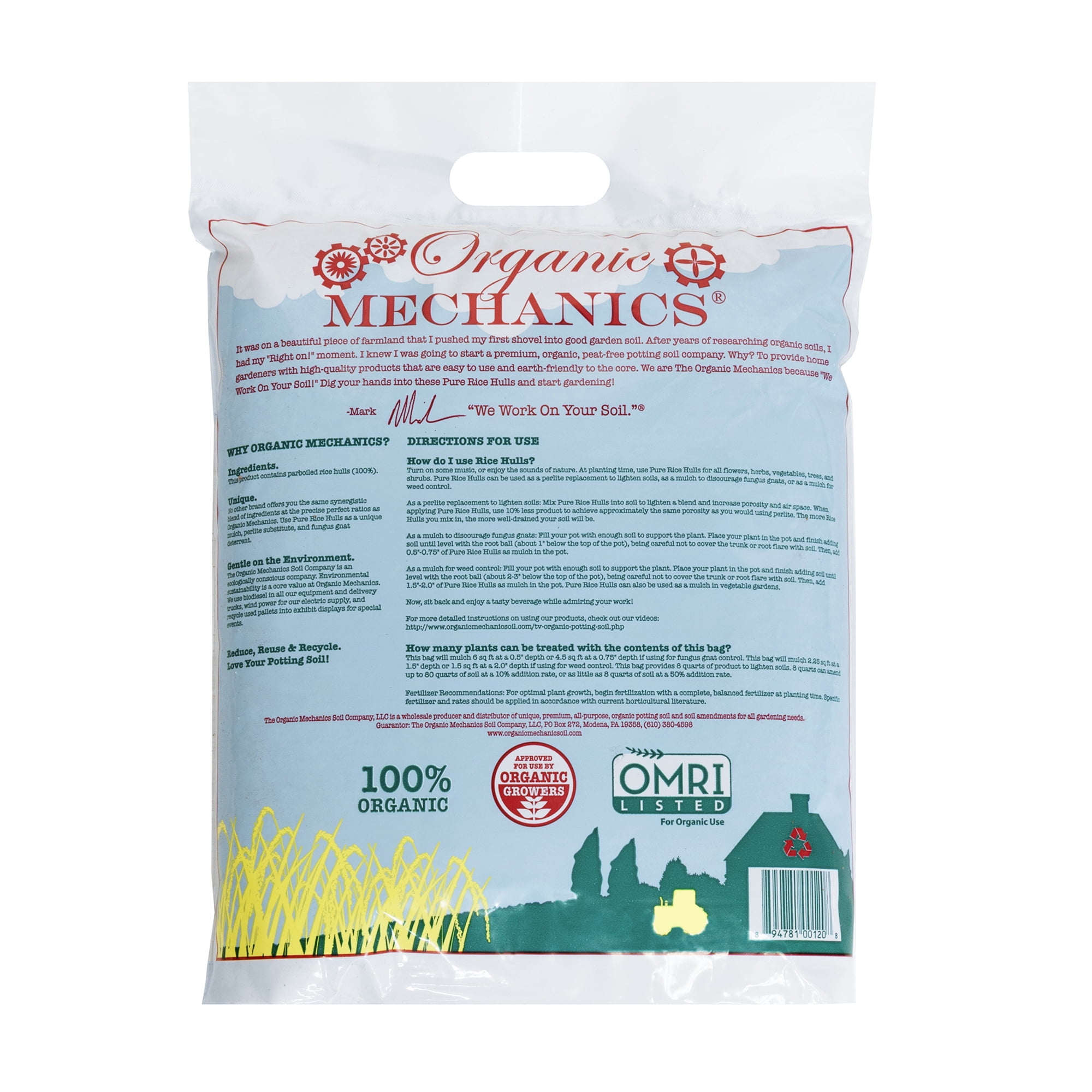 Organic Mechanics Garden Fertilizer, 2.1 lbs
