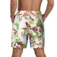 thumbnail image 4 of Daiia Birds And Flowers Mens Swim Trunks Swim Shorts Quick Dry Swim Shorts with Mesh Lining Pockets-3X-Large, 4 of 9