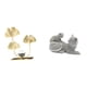 thumbnail image 1 of Estatua de figura,Estatuas de hojas y flores de metal,esculturas decorativas,Figuras decorativas para el hogar,para estante,mesa o vitrina.,Figura de escritorio,Estatua de gato,linda, 1 of 8
