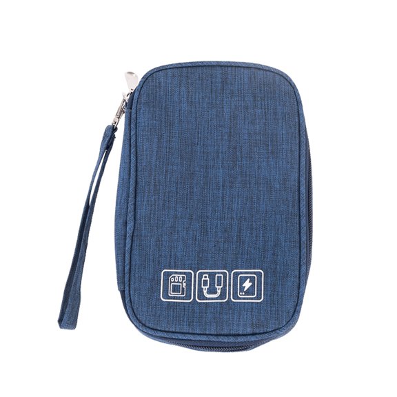 Wovilon Mini Data Cable Storage Bag Power Bank Mobile Phone Storage Bag Earphone Storage Bag