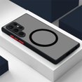 thumbnail image 1 of Shockproof Phone Case Magnetic Suction Dropproof Cover Support Wireless Charging For Samsung Galaxy S23 S22 S21 Ultra PLUS S21FE, 1 of 3