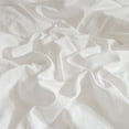 thumbnail image 5 of Move Over White Hollow Square Tassel Duvet Cover Set Queen Tufted Tassel Bedding Sets Solid White Pattern Washed Microfiber No Filling, 5 of 8