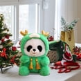 thumbnail image 6 of Chinese New Year Plush Toy - Transforming Zodiac Animal Doll with Hat, 10.6 Inch Soft Cotton Stuffed Animal for Spring Festival Decoration & Gift Green, 6 of 7