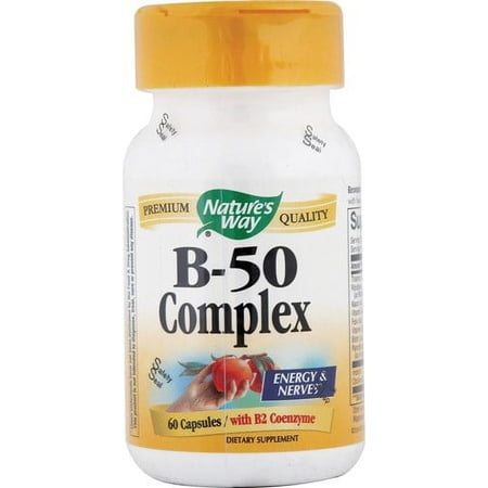 Nature's Way Vitamin B-50 Complex 60 Capsules