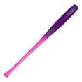 thumbnail image 1 of Beisbolmania Bat Beisbol Torpedo Compuesto Birch Bamboo Reforzado 33.5 Rosa con Morado, 1 of 3
