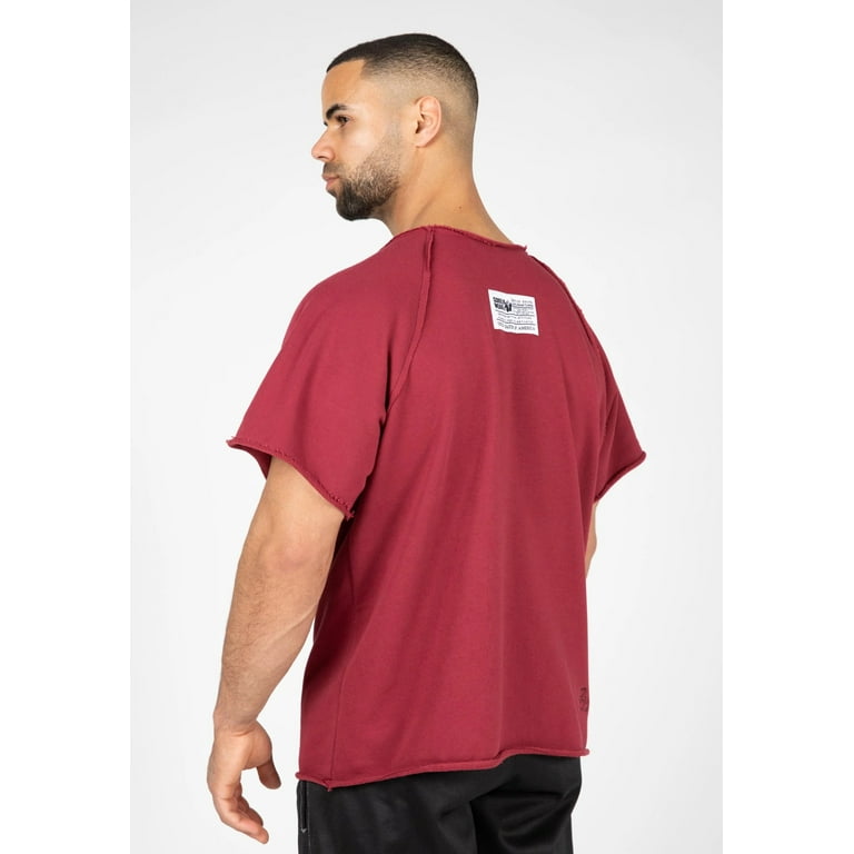 Classic workout top Burgundy Red