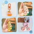 thumbnail image 6 of 1Set DIY Keychain Kits including Zinc Alloy Spring Gate Rings & Lobster Claw Clasps Iron Bell Charm Mixed Color 16x9x4mm Hole: 1.8mm 4 colors 2pcs/color 8pcs, 6 of 6